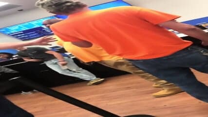 The fight in Walmart