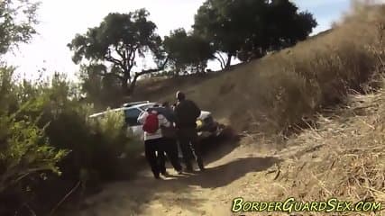 Caught teen booty jizzed