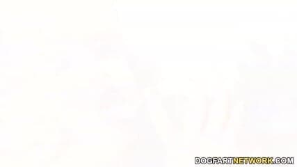 Busty Scarlett Monroe Sucks Gloryhole BBCs