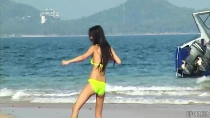 Asian Hottie In Swimsuit