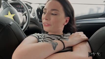 Gianna Ivy Finds The Perfect Spot For Some Naughty Fun In Her Car
