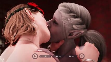 Futanari on Female - Curvy 3d MILF with a big dick knows how to fuck a girl on her first day at work. Animated futa game anal porn video online.