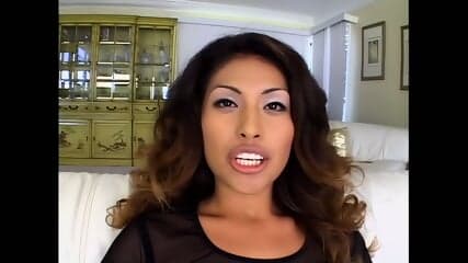 Lena Juliett takes on two cocks