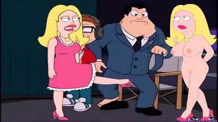 FRANCINE busty Blonde WIFE BALLBUSTING Anime Kick In The Balls, Husband Busted