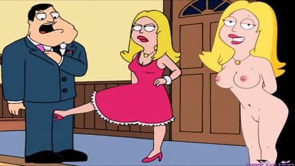 Stan forgot Anniversary & got BALLBUSTED by FRANCINE kick in the balls
