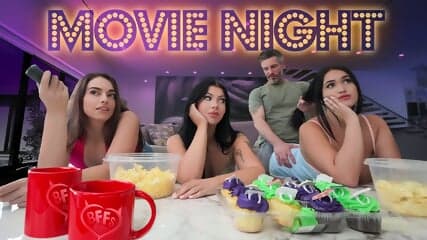 Sophia Burns, Holly Day & Nia Bleu - Movie Night
