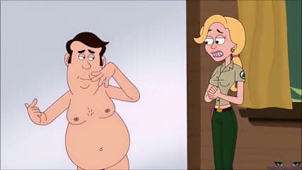 Brickleberry ETHEL BALLBUSTING heel kick in the balls