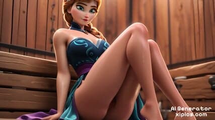 Anna frozen AI pictures