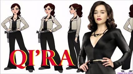 star wars QI'RA ballbusting stomp redhead kick in the balls