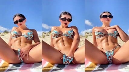 caryn beaumont 100 beach finger fuck squirt   de