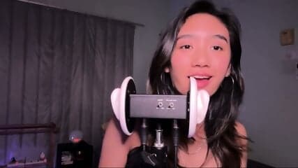 moonblitz asmr tongue flutters and ear biting....TBS