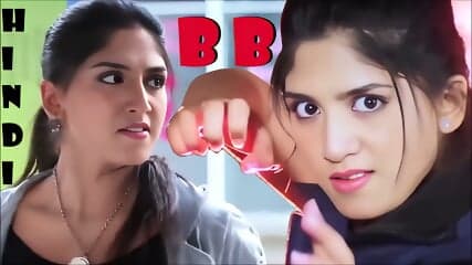 hindi sexy fighter INDIAN BALLBUSTING brunette kick in the balls 1