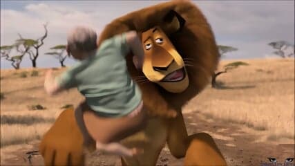 Granny COMPILATION BALLBUSTING kick in the balls to poor lions