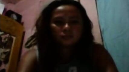 Filipina MILF Helps a Man Cum on Webcam