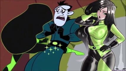 Shego BALLBUSTING Dottor Drakken KICK IN THE BALLS anime Kim Possible