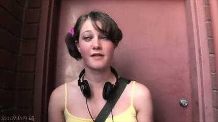 cute teen with 2 old men. Nice body and Great facial