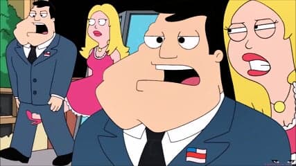 blonde milf FRANCINE BALLBUSTING husband kick in the nuts from behind