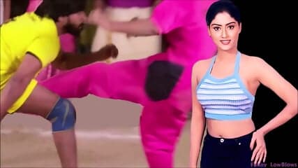 Easwari Rao INDIAN BALLBUSTING female fighter HINDI kick in the balls Bollywood