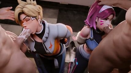 Overwatch D.VA & Tracer - Broke the Law