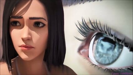 Blade Runner Black Lotus ELLE ballbusting nuts NUTSHOT kick in the balls ANIME RYONA ballbust