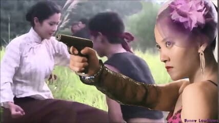 5 female soldiers 2 nutshots at 1.48 & 2.26 ASIAN BALLBUSTING