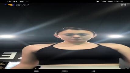 Tante cindo live gym memek nyeplak