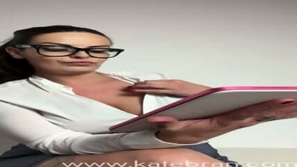 Hot teacher Mrs Bran: Be a good boy now or I will Fail you