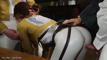 Attack on Titan the Final Orgy with Happy Ending Part - 2