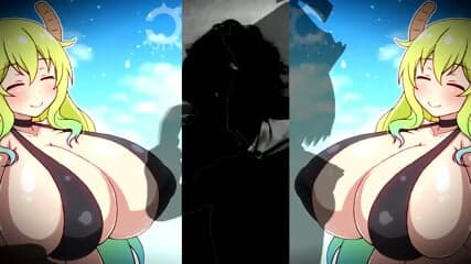 Lucoa VS Dark NEW H ãã¤ãå¯¾æ±º Bad apple!!