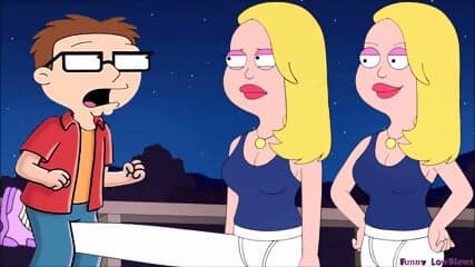 cool girl Francine BALLBUSTING NERD kick in the balls anime nutshot