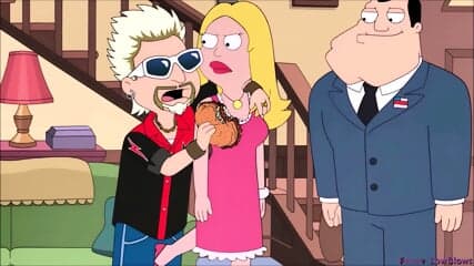 heel in the balls BLONDE MILF ballbusting boy nutshot anime