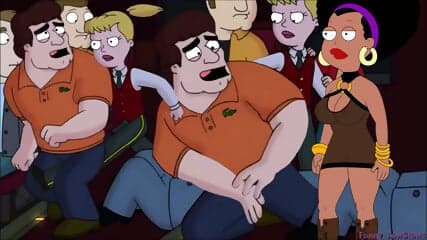 Hostess kick in the balls CINEMA BALLBUSTING american dad nutshot