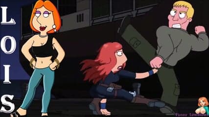 Lois spy nut punch REDHEAD BALLBUSTING anime nutshot griffin