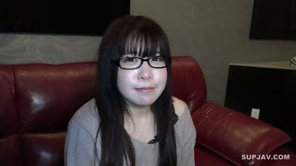 Cute Little Chubby Japanese Teen With Glasses And Small Tits