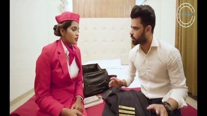 sexy figure airhostess fucking hot scene