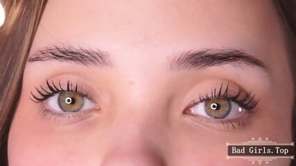 Very beautiful cute skinny teen close up teasing