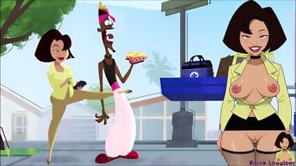 sexy milf TRUDY BALLBUSTING anime kick in the balls