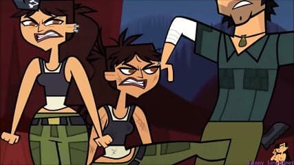AXEL host Ballubusting TOTAL DRAMA island kick in the balls