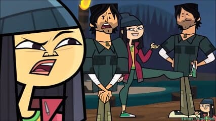 MK asian ballbusting older man TOTAL DRAMA anime nutshot THAI ballbuster