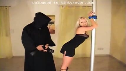 Tied And Spanked In Black Gladiator Boots  Kinky4Ever