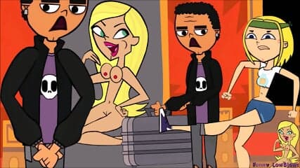 rodilazo huevos BLONDE ballbusting NANCY kick in the balls TOTAL DRAMA pelotazo