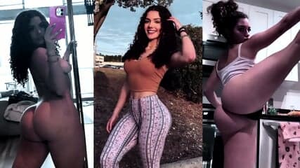 Amazing Bubble Butt Teenager Fucks With Juicy Ass