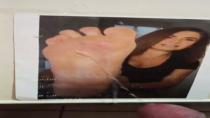 PenÃ©lope Menchaca sexy Soles Cum Tribute