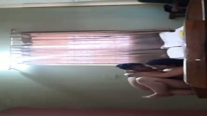 Young lovers homemade sex in missionary style