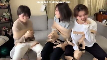 3 Asians Escape Challenge  Kinky4Ever