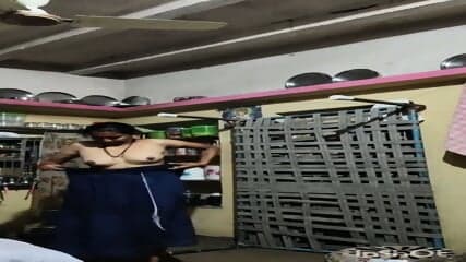 Indian Aunty Changing Clothes Secretly Recorded By Stepson