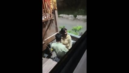 Viral MMS clip of a Desi Bhabhi sucking cock on the highway