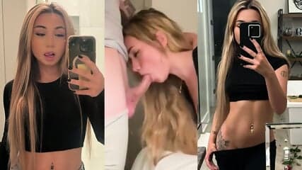 Filming Dumb Viral Teen Whore Sucking Cock