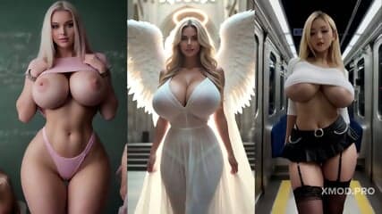 Ai Generated Big Ass and Huge tits compilation - Ai alluring goddess yearns for blazing desire in Created hentai masterpiece