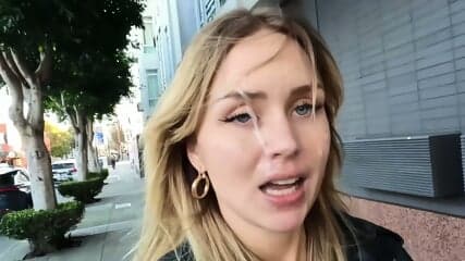 Horny Cumwalk In Leather Jacket